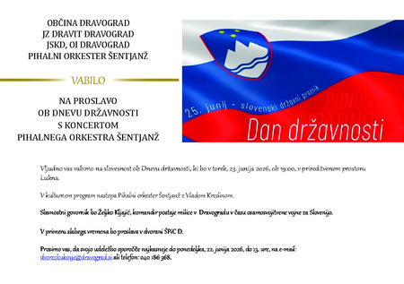 Vabilo na proslavo ob dnevu državnosti