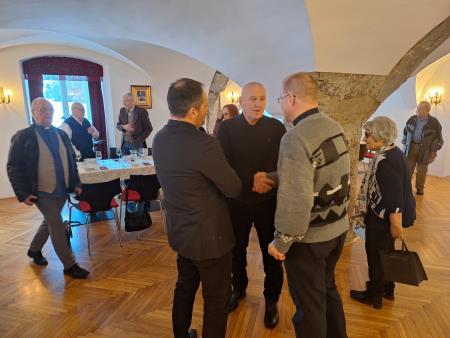 Županov ponovoletni sprejem Častnih občanov in občank Občine Dravograd, upokojencev Občinske uprave Občine Dravograd in duhovnikov