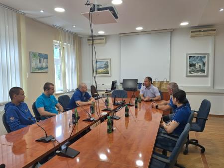 Sprejem naših vrhunskih judoistov pri županu Občine Dravograd, gospodu Preksavcu