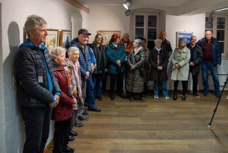 Udeleženci pregledne razstave Likovne sekcije KD Dravograd