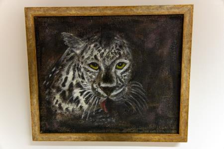 Slika na razstavi likovnih del