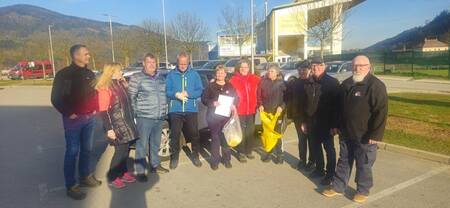 Udeleženci čistilne akcije