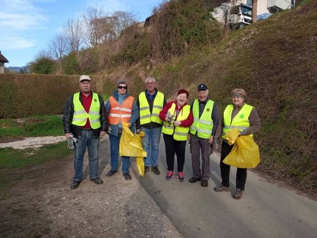 Udeleženci čistilne akcije