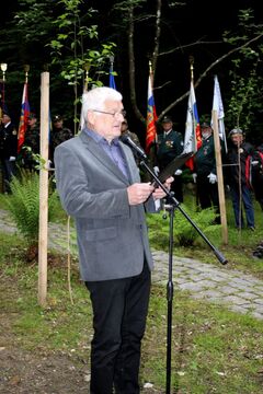  predsednik Združenja borcev za vrednote NOB Dravograd, Vinko Kranjc