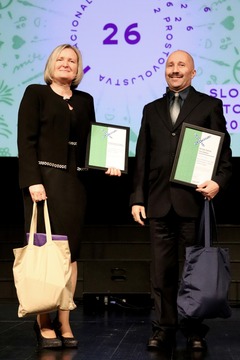 Dominika Knez in Peter Čepin Tovornik