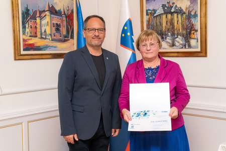Naj prostovoljka v občini Dravograd za leto 2024, mag. Ivanka Mori