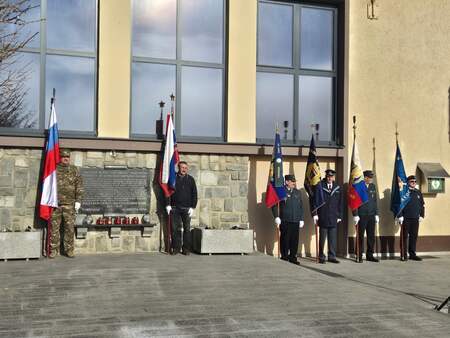 Udeleženci komemoracije