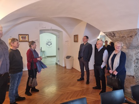 Udeleženci sprejema